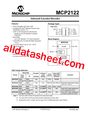 MCP2122T-E/P型号图片