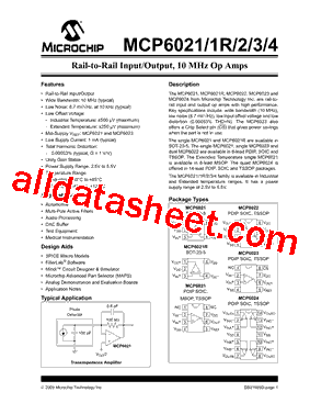 MCP6021RT-I/SN型号图片