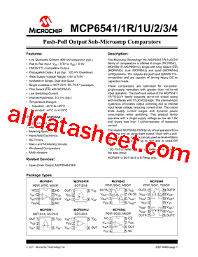MCP6541_11型号图片