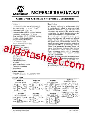 MCP6546RT-E/MS型号图片