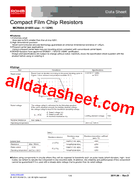 MCR004RZPFF型号图片