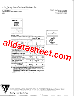 MCR718T4G型号图片