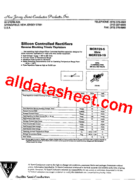 MCR729-9型号图片