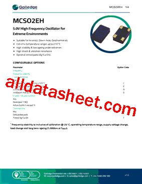 MCSO2EH型号图片