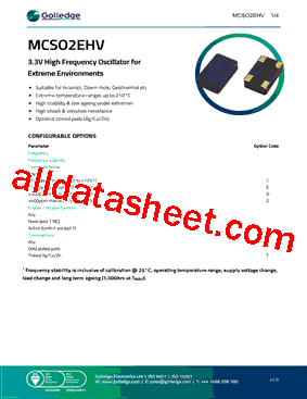 MCSO2EHV型号图片