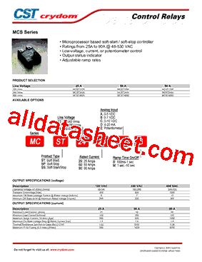 MCST4850型号图片