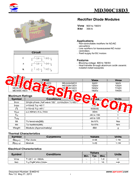 MD300A16D3型号图片