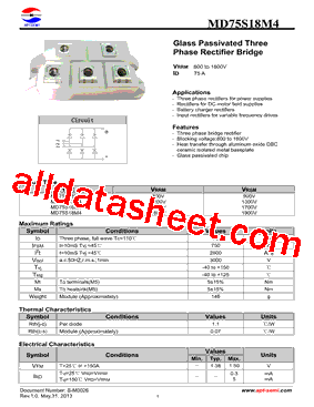 MD75S18M4型号图片