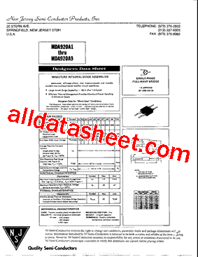 MDA920A4型号图片