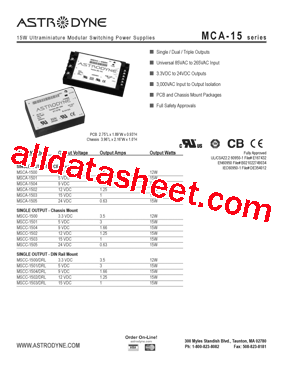 MDCC-1508DRL型号图片