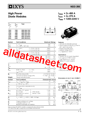 MDD255-12N1型号图片