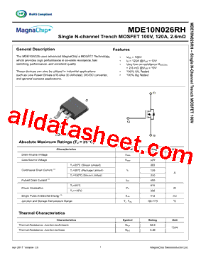 MDE10N026RH型号图片