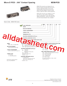 MDM-15PBSP-型号图片