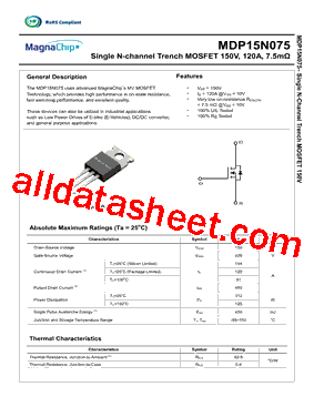 MDP15N075型号图片