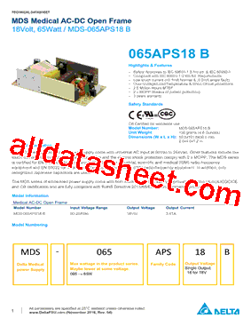 MDS-065APS18-BA型号图片