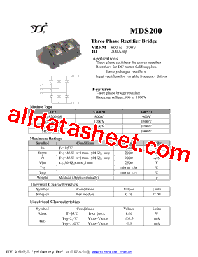 MDS200-16型号图片