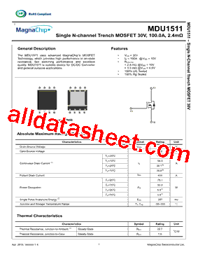 MDU1511型号图片