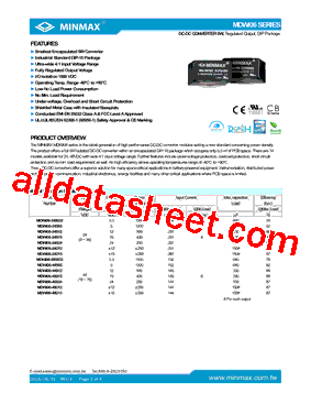 MDWI06-48S12型号图片