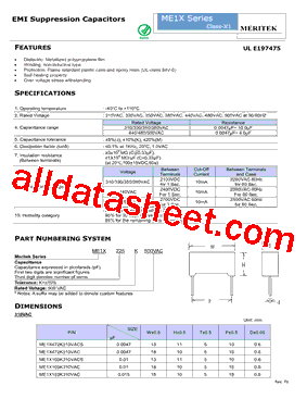 ME1X475K310VAC型号图片