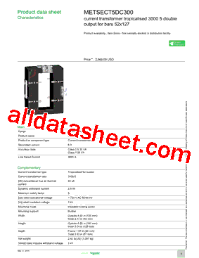 METSECT5DC300型号图片