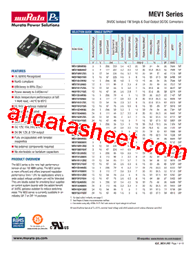 MEV1D1205SC型号图片