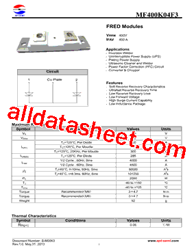 MF400K04F3型号图片