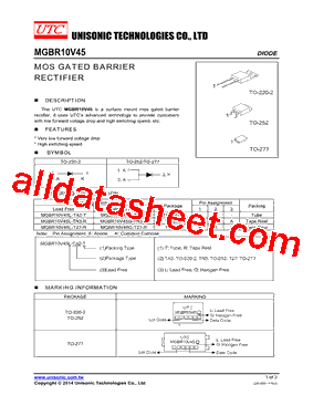 MGBR10V45L-T27-R型号图片
