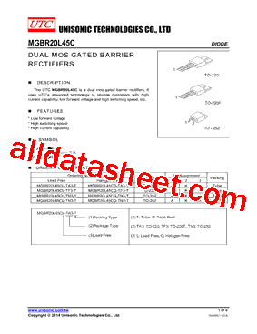 MGBR20L45CG-TA3-T型号图片