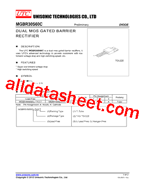 MGBR30S60CL-TA3-T型号图片