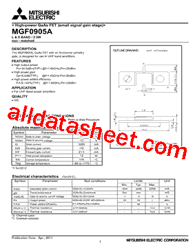 MGF0905A_11型号图片