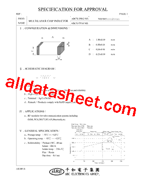 MH1005R10J2型号图片