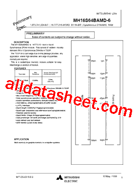 MH16S64BAMD-6型号图片