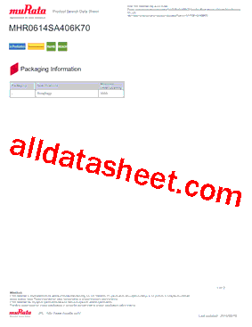 MHR0614SA406K70型号图片