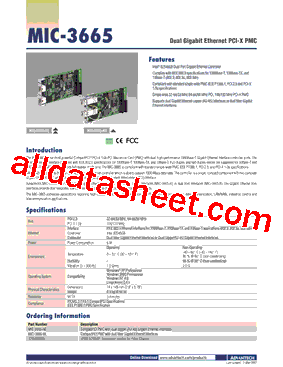 MIC-3665-AE型号图片