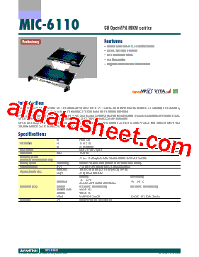 MIC-6110-C1APE型号图片