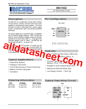 MIC1832型号图片