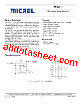 MIC2141BM5型号图片