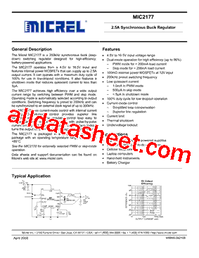 MIC2177BWM型号图片