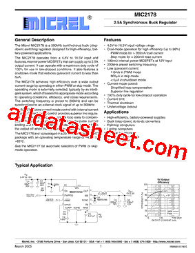 MIC2178-5.0BWM型号图片