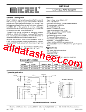 MIC2186YM型号图片