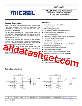 MIC24085EYML型号图片