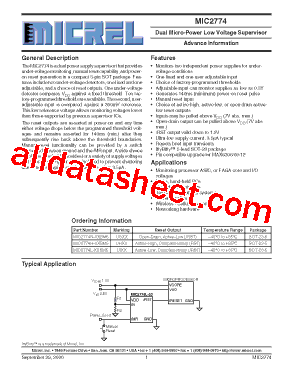 MIC2774N-XXBM5型号图片