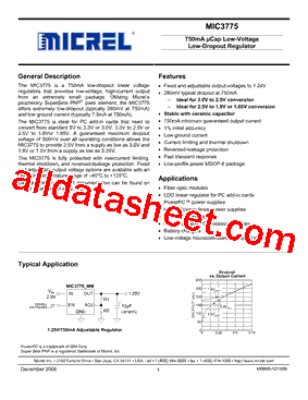 MIC3775-1.8BMM型号图片