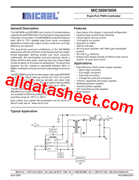 MIC3808BMM型号图片