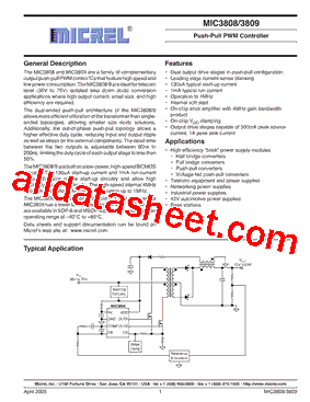 MIC3809BMM型号图片
