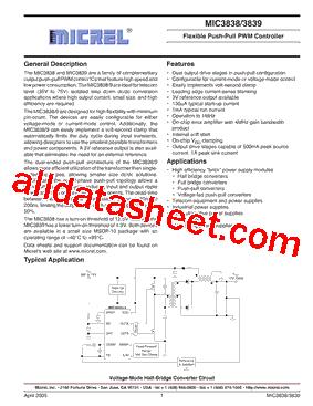 MIC3838YMM型号图片
