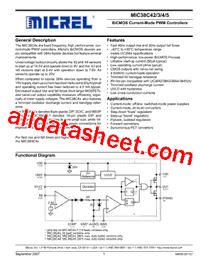 MIC38C42BM型号图片