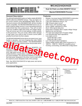 MIC4423CWM型号图片