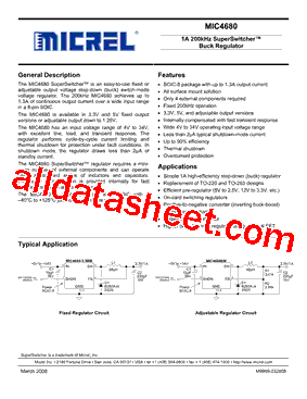 MIC4680-3.3YM型号图片
