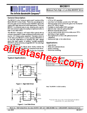 MIC5011YN型号图片